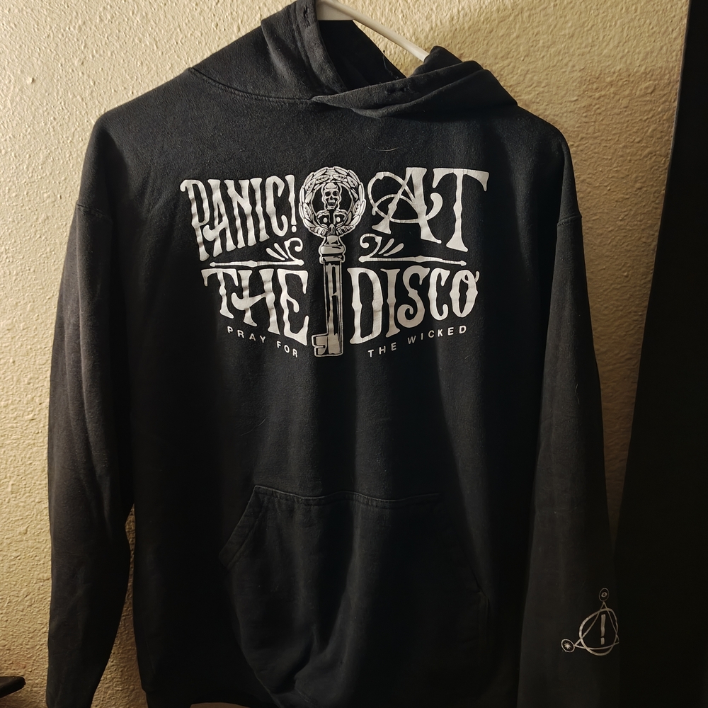 Black Graphic Hoodie